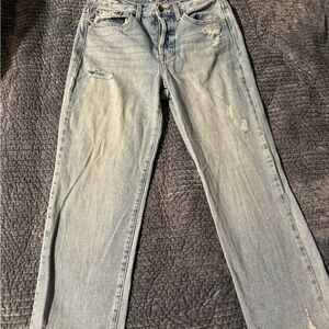 Pistola Light Blue Straight Leg Jeans